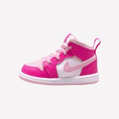 Nike Girls Toddler Jordan AJ 1 Mid - Fierce Pink