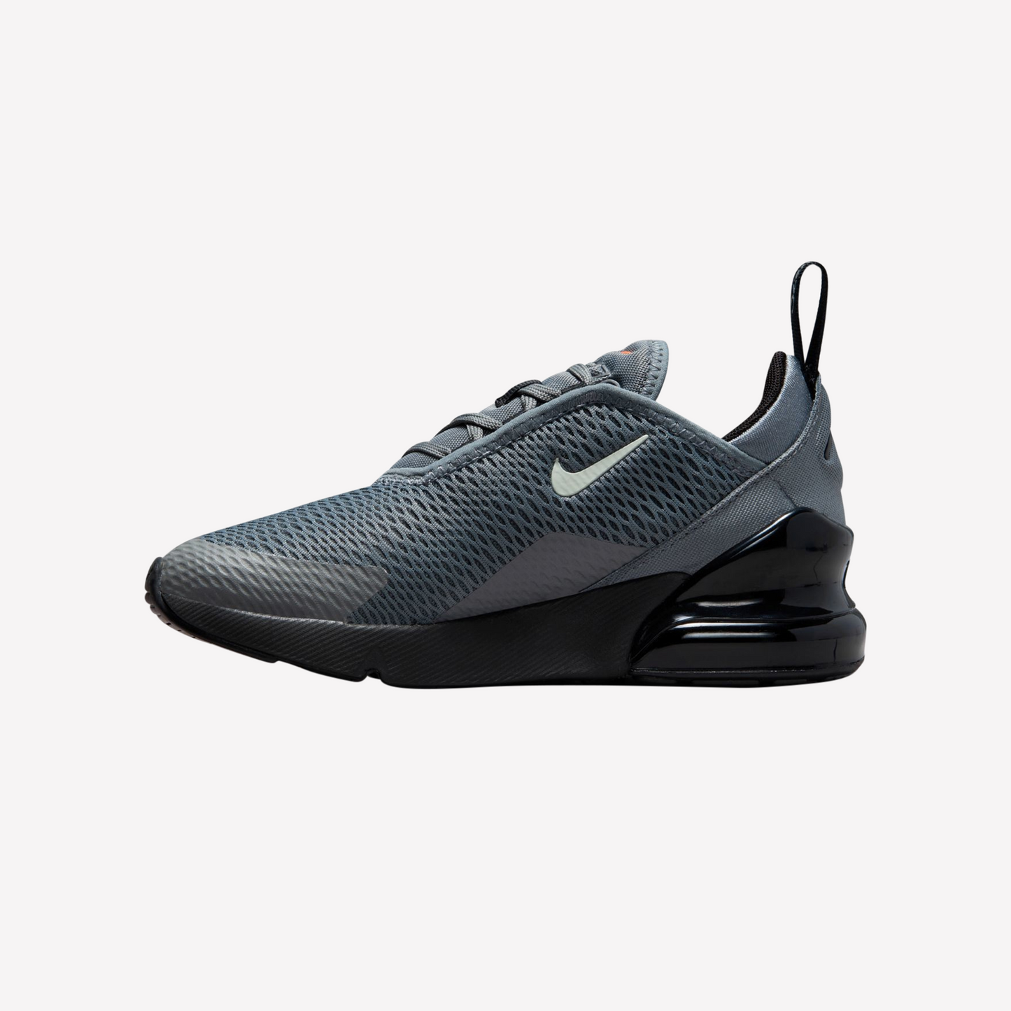 Nike Boys Kids Air Max 270 - Grey/Black/Orange