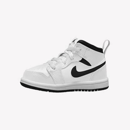 Nike Toddler Jordan AJ1 MID - White Black