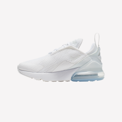 Nike Kids Air Max 270 - White Metallic Silver