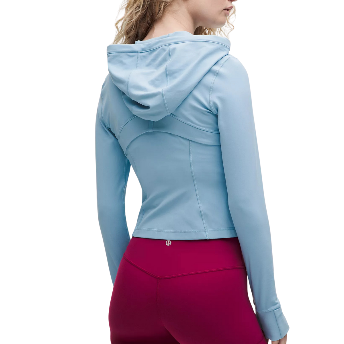 Lululemon Define Cropped Hooded Jacket - Dreamy Blue Mirror Silver