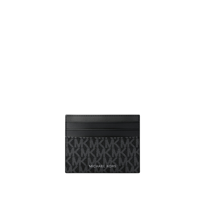 Michael Kors Men Cooper Signature Logo Card Case - Black