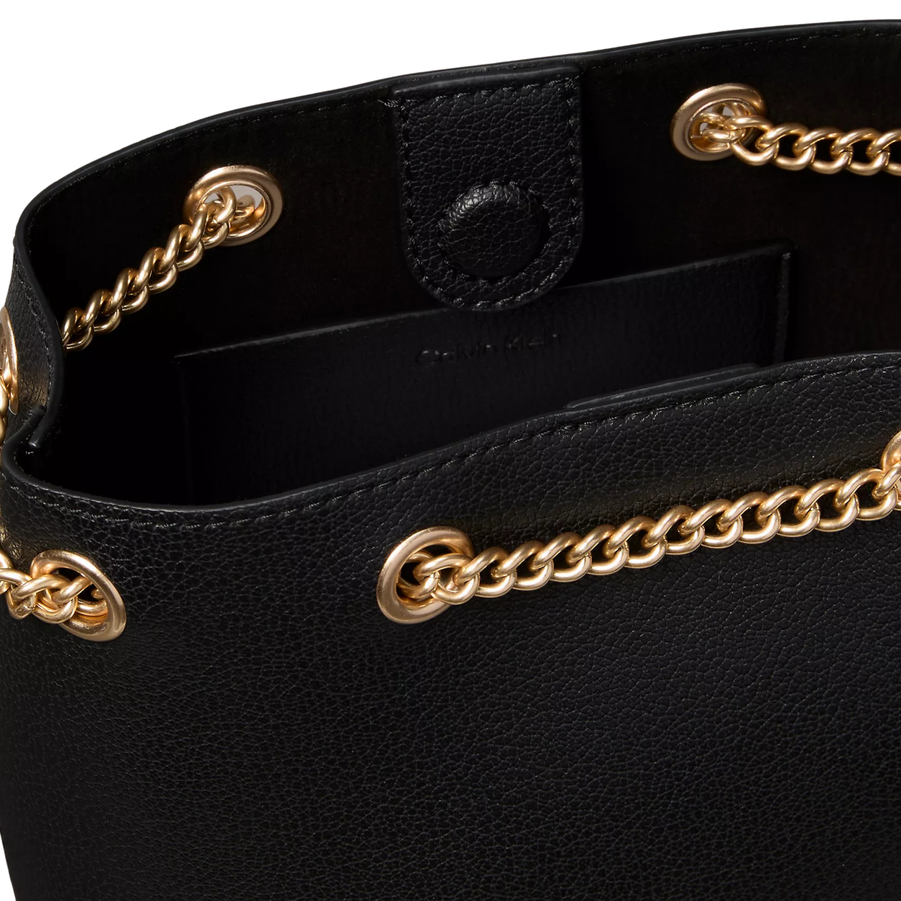 Calvin Klein Women Minimal Monogram Bucket Bag - Black
