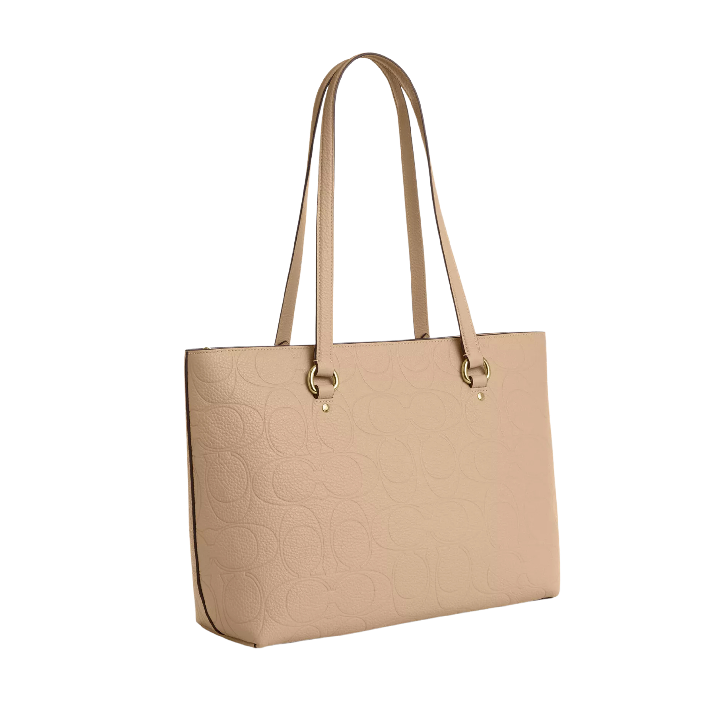 COACH Women Station Tote Bag - Gold Beige
