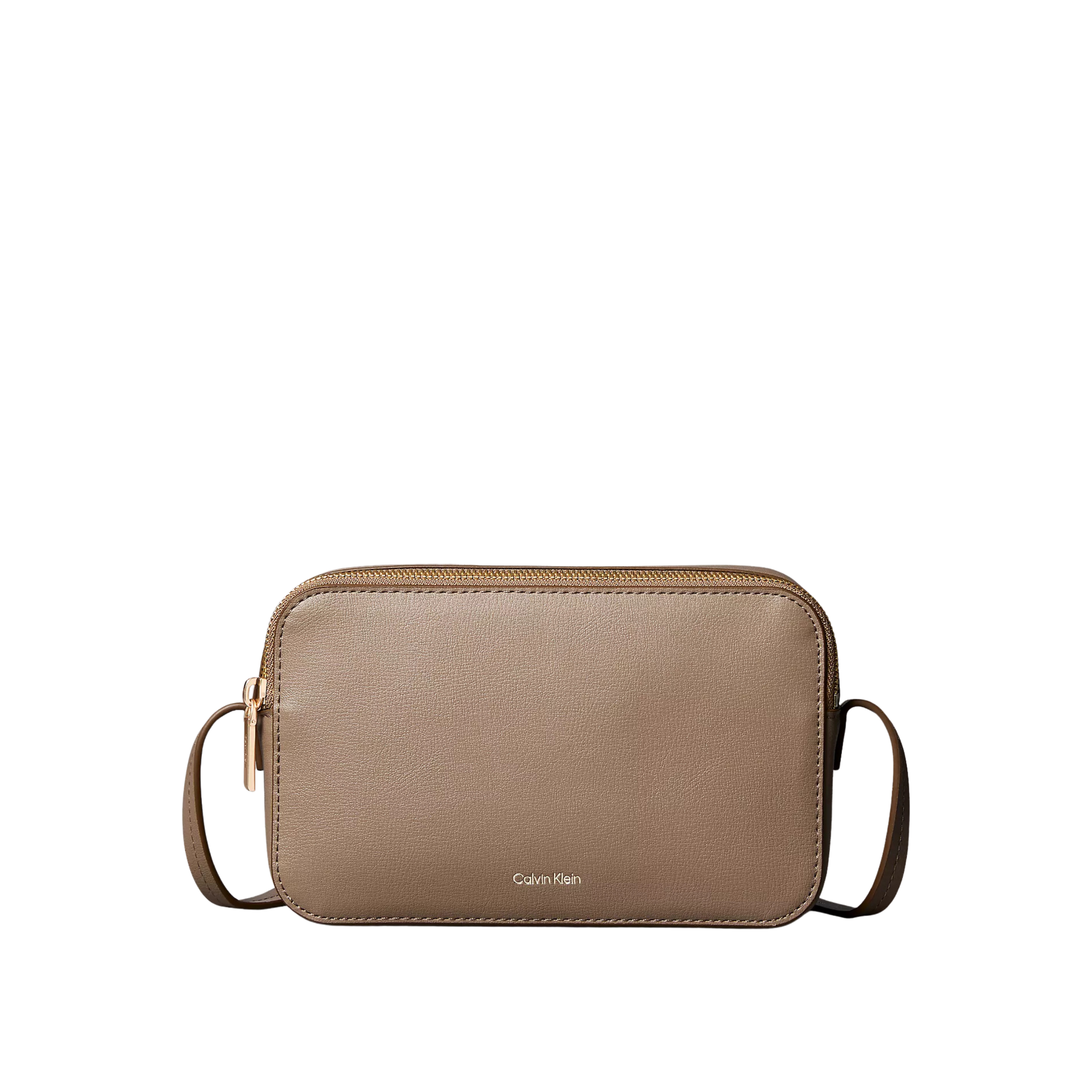 Calvin Klein Women Foil Logo Camera Bag - Desert Taupe