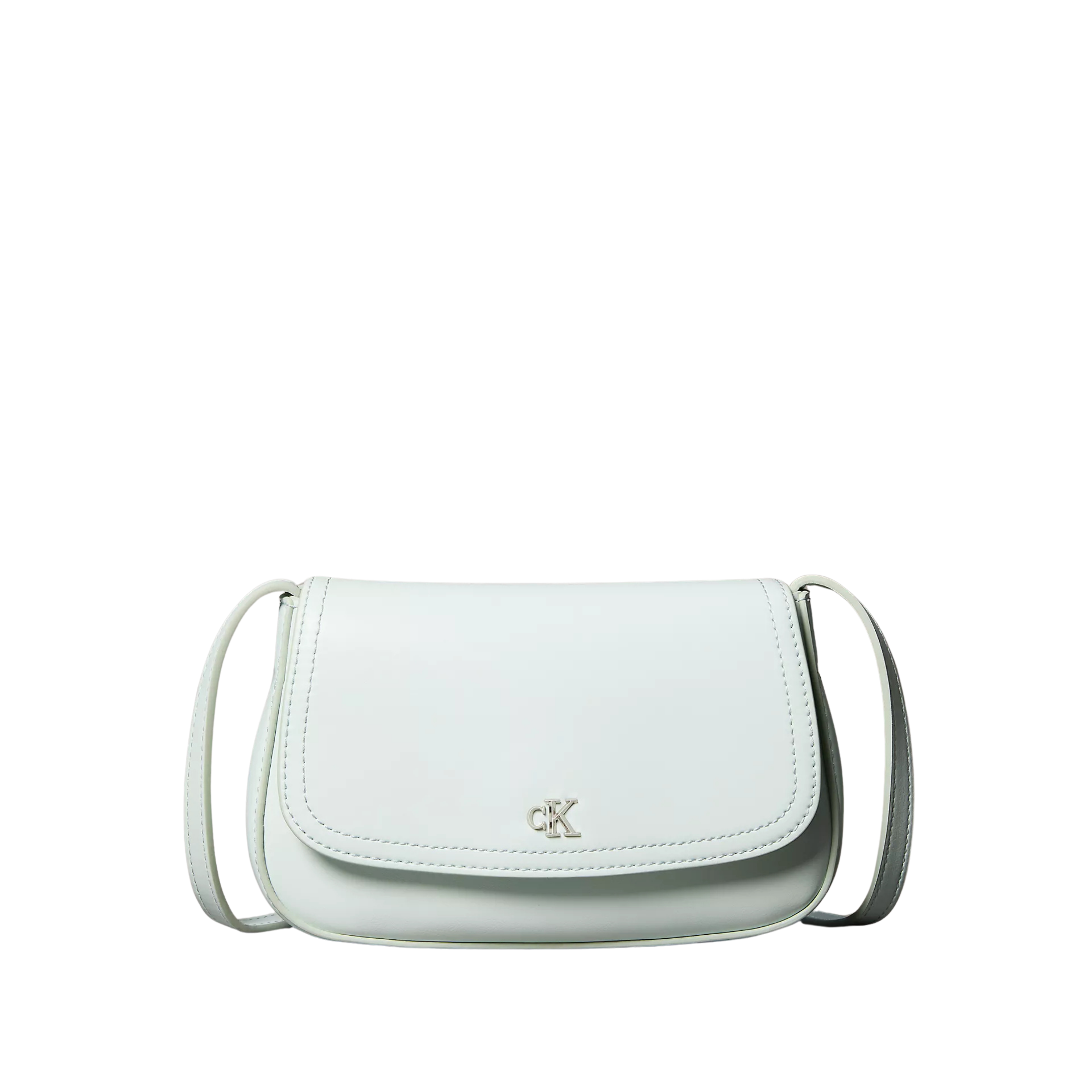 Calvin Klein Women Monogram Flap Camera Bag - Whispering Blue