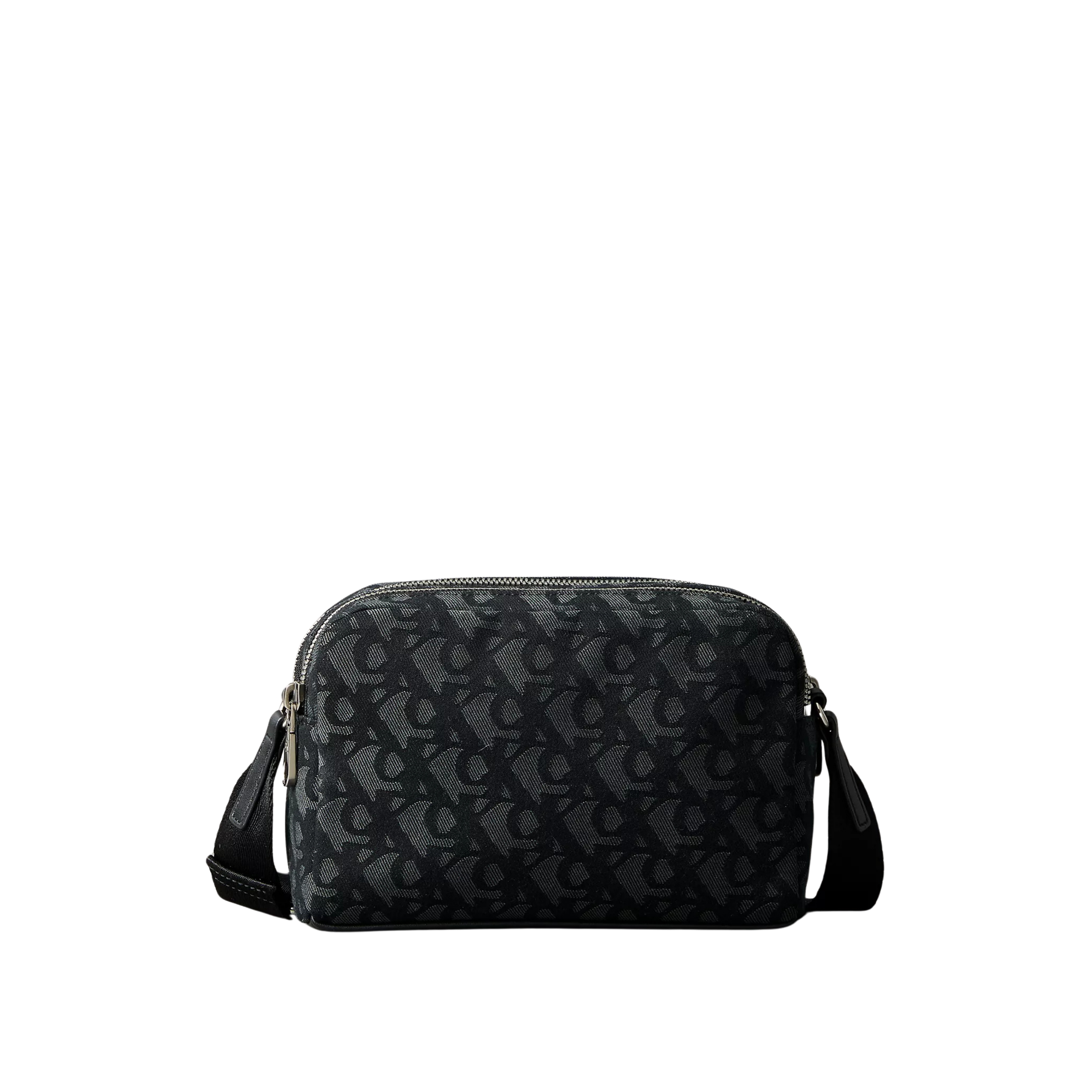 Calvin Klein Women Ultralight Double Zip Crossbody Bag - Black