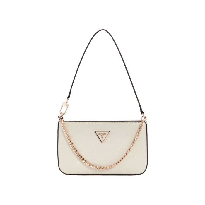 Guess Women Noelle Saffiano Mini Shoulder Bag - Bone
