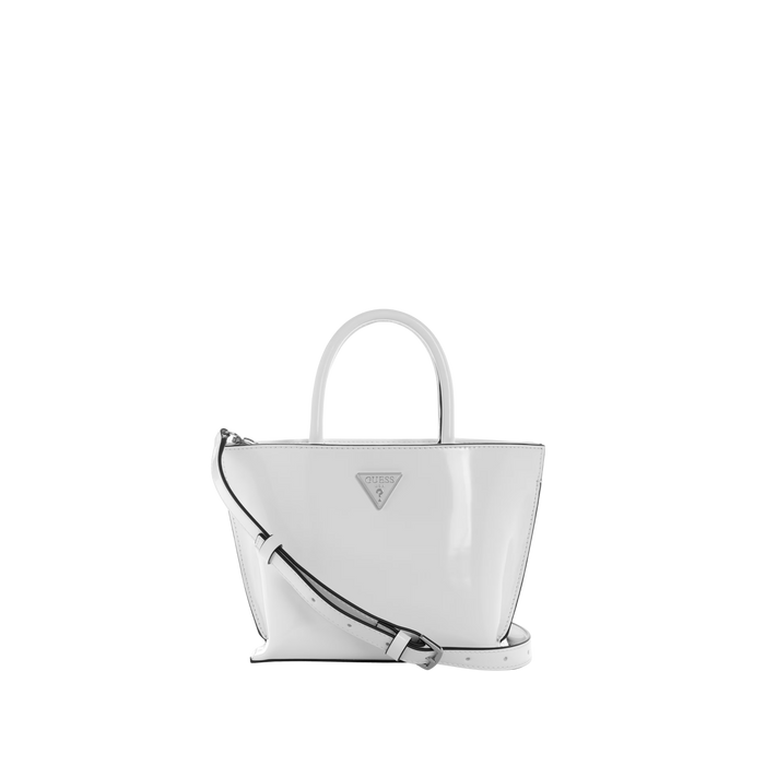 Guess Women Arnela Pleather Mini Tote - White Multi