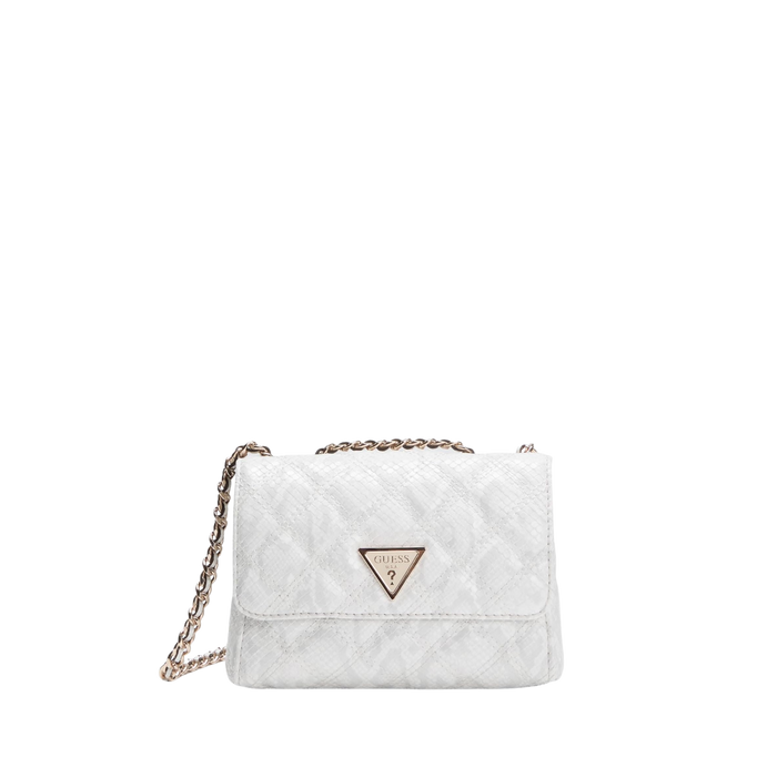 Guess Women Giully Mini CrossBody Bag - Off White
