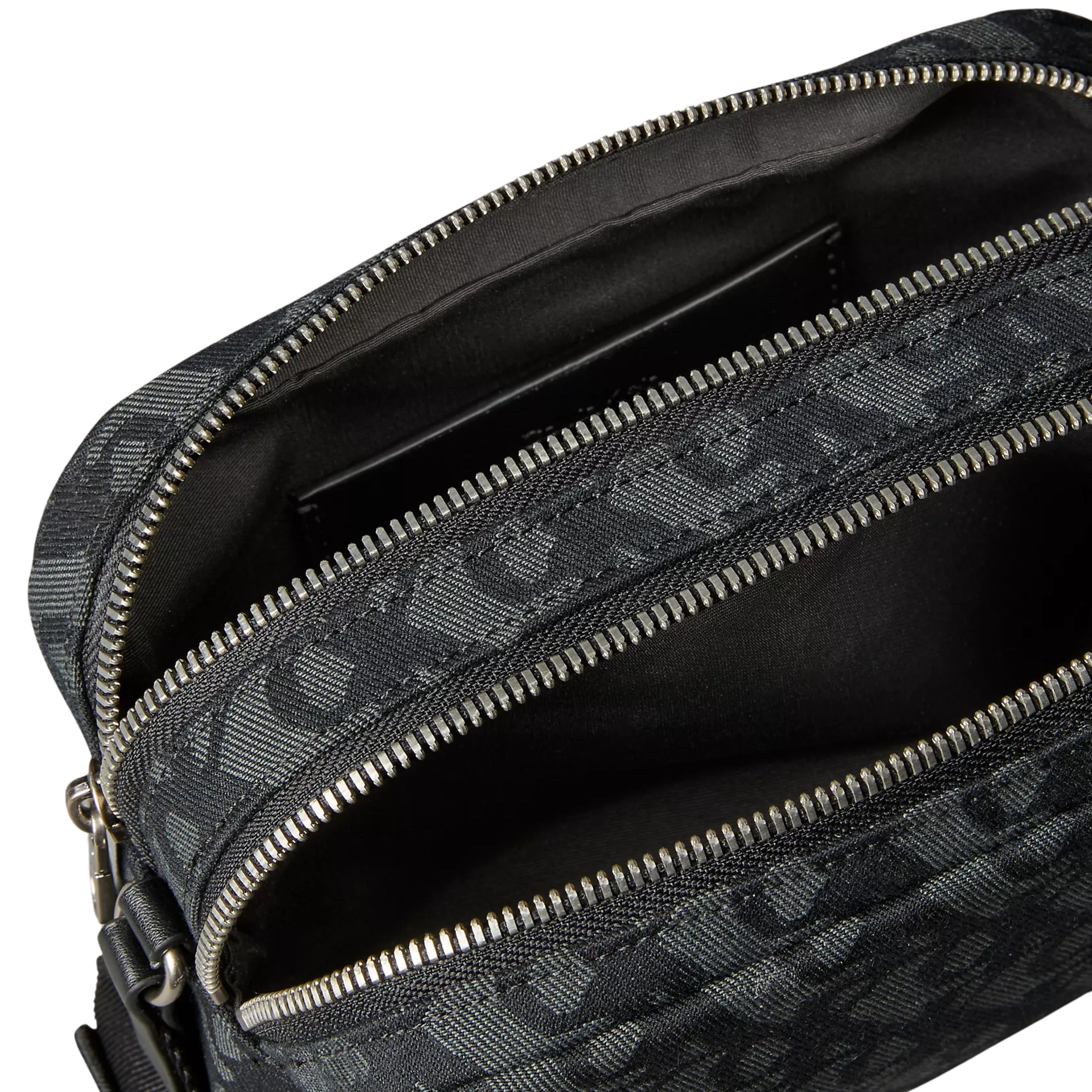 Calvin Klein Women Ultralight Double Zip Crossbody Bag - Black