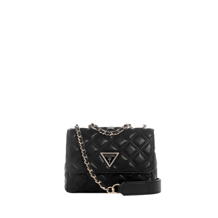 Guess Women Giully Quilted Mini Crossbody - Black