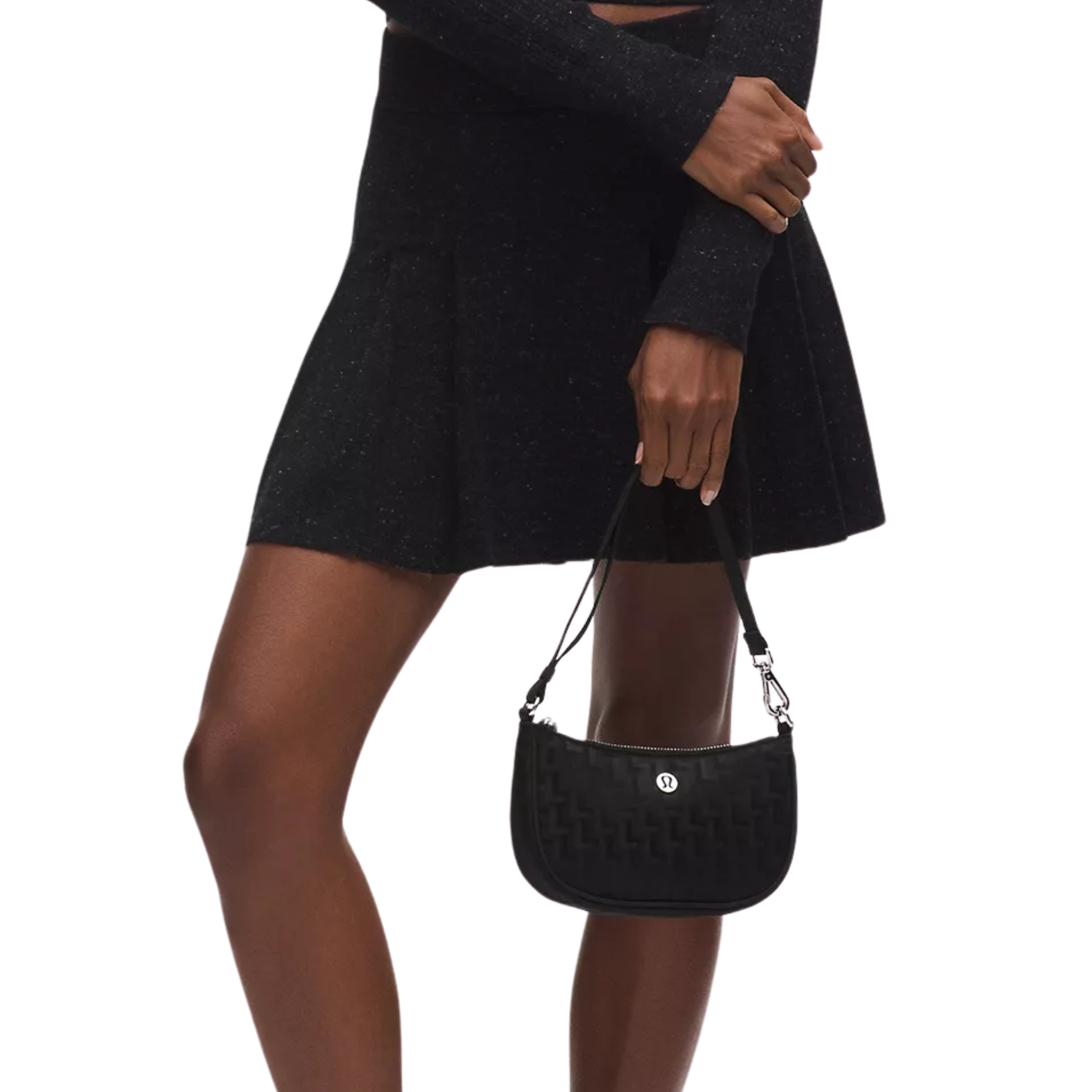 Lululemon City Essentials Mini Shoulder Bag 1L - Jacquard Black