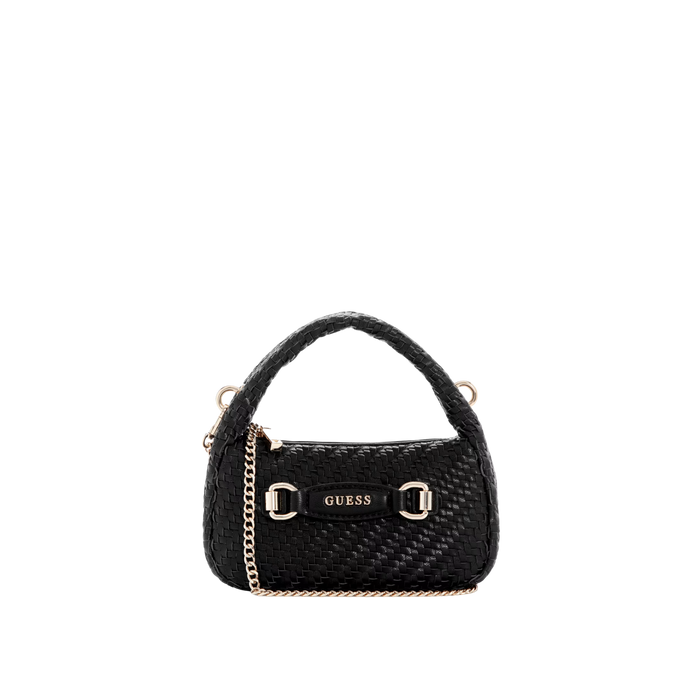 Guess Women Francy Mini Hobo - Black