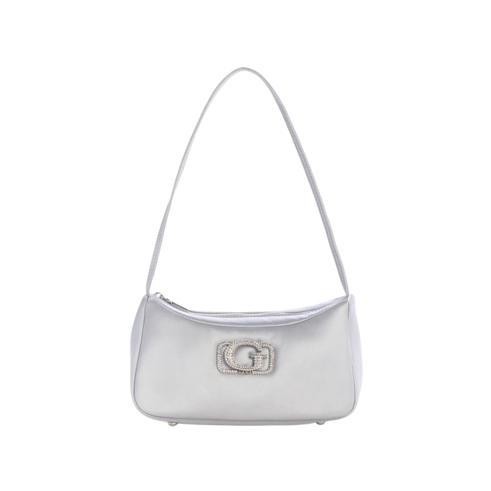 Guess Women Prue Mini Shoulder Bag - Silver