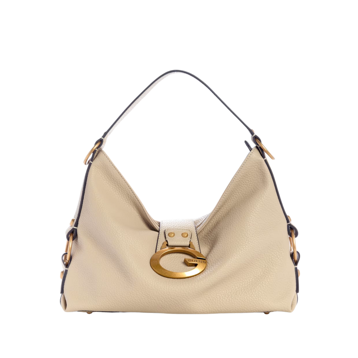 Guess Women Camden Medium Shoulder Bag - Bone