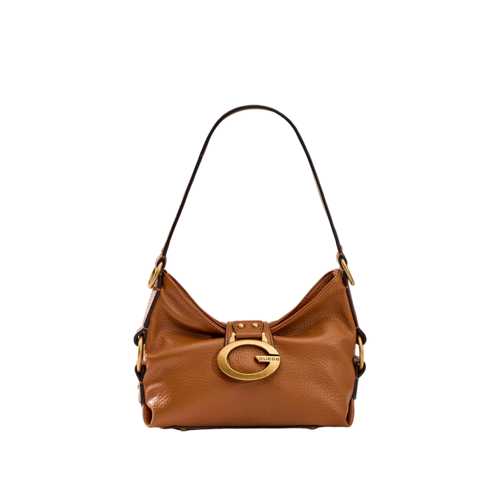 Guess Women Camden Mini Shoulder Bag - Cognac
