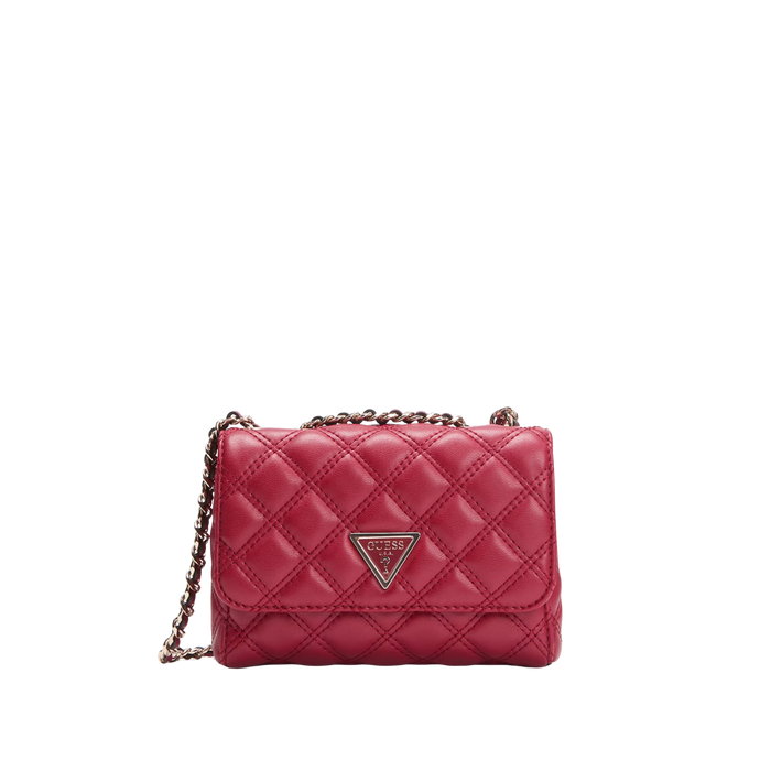 Guess Women Giully Quilted Mini Crossbody - Dark Chino