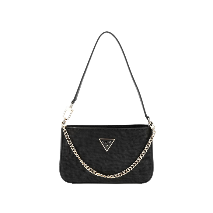 Guess Women Noelle Saffiano Mini Shoulder Bag - Black