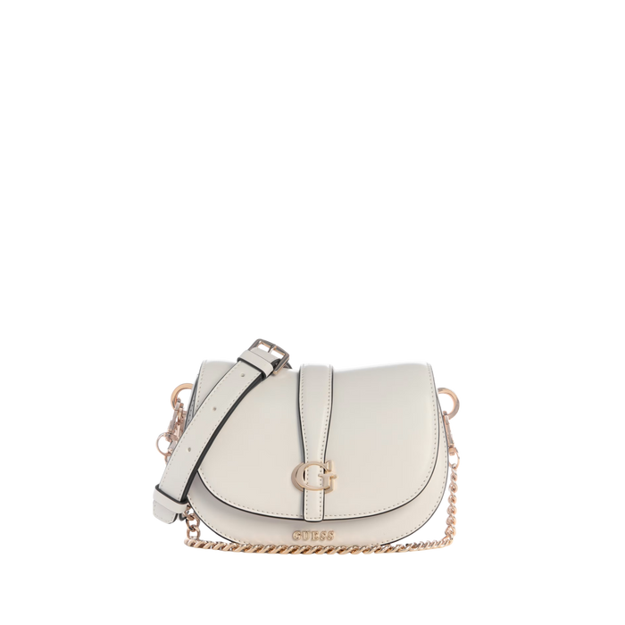 Guess Women Carrie Mini Crossbody - White