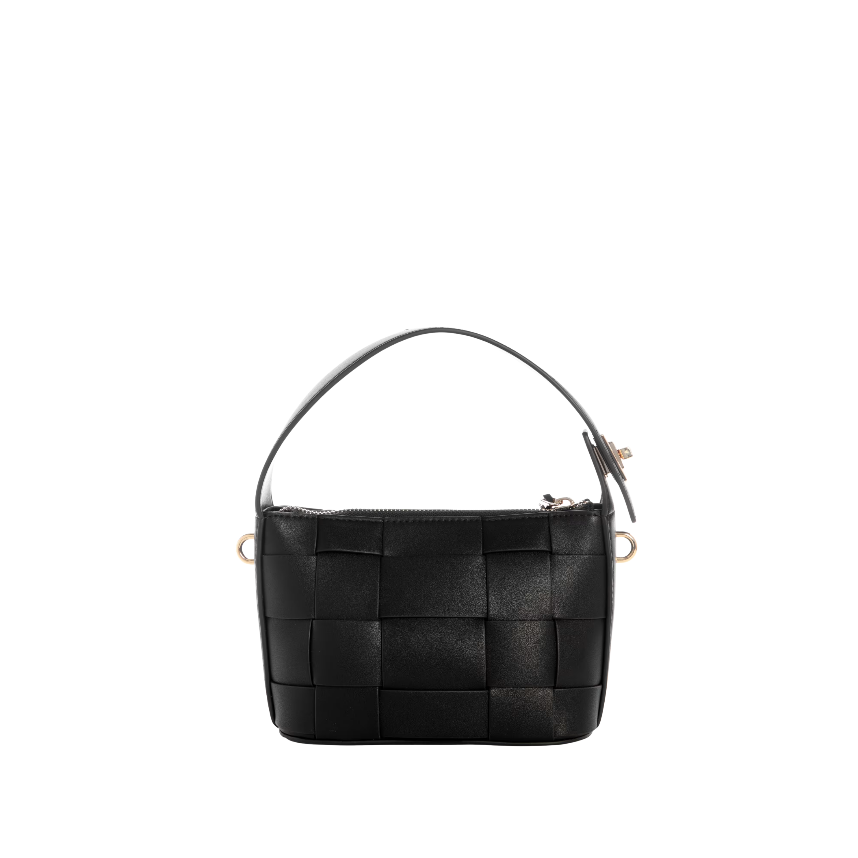 Guess Women Maylee Woven Mini Hobo Bag - Black
