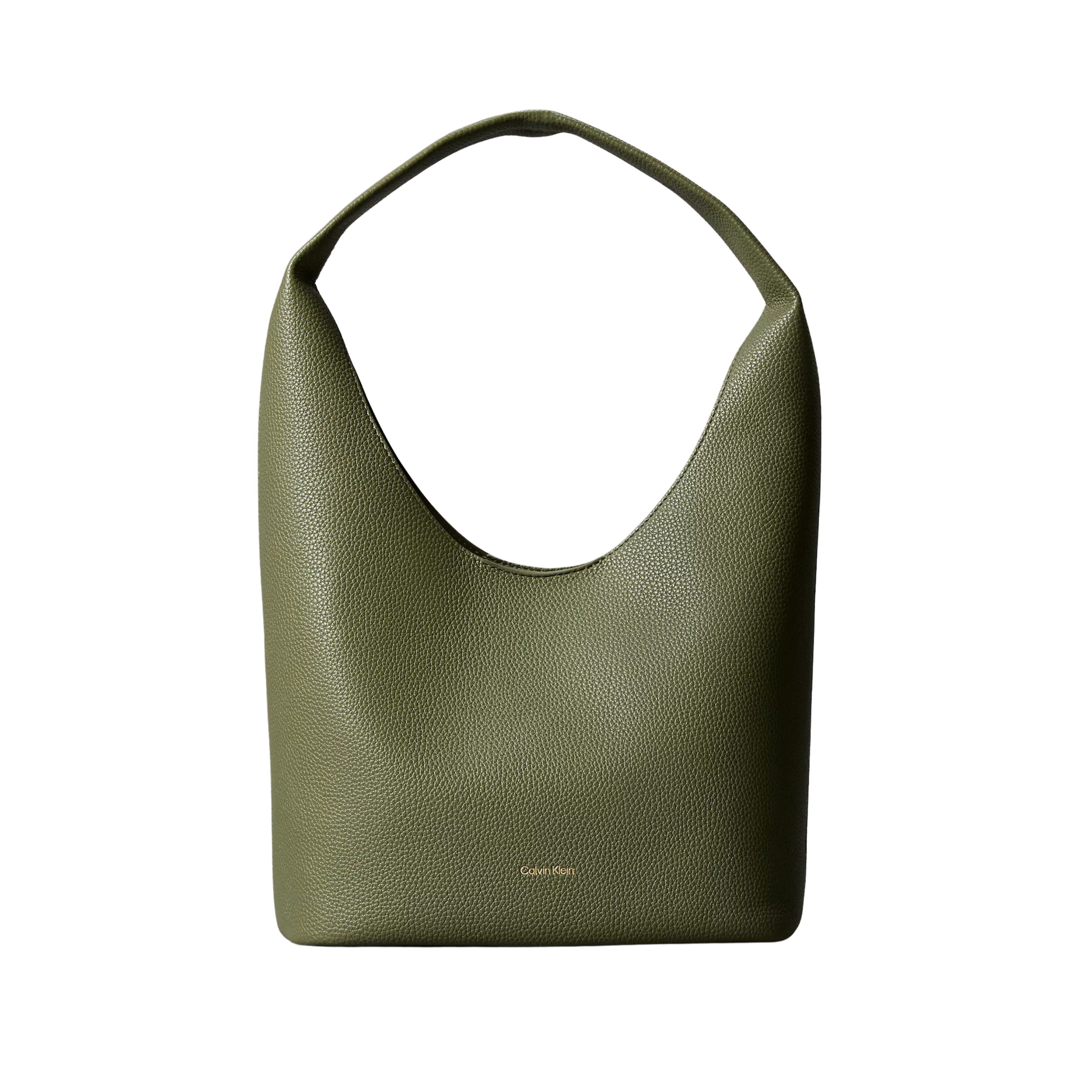 Calvin Klein Women Pebble Grain Slouchy Bag - Cypress