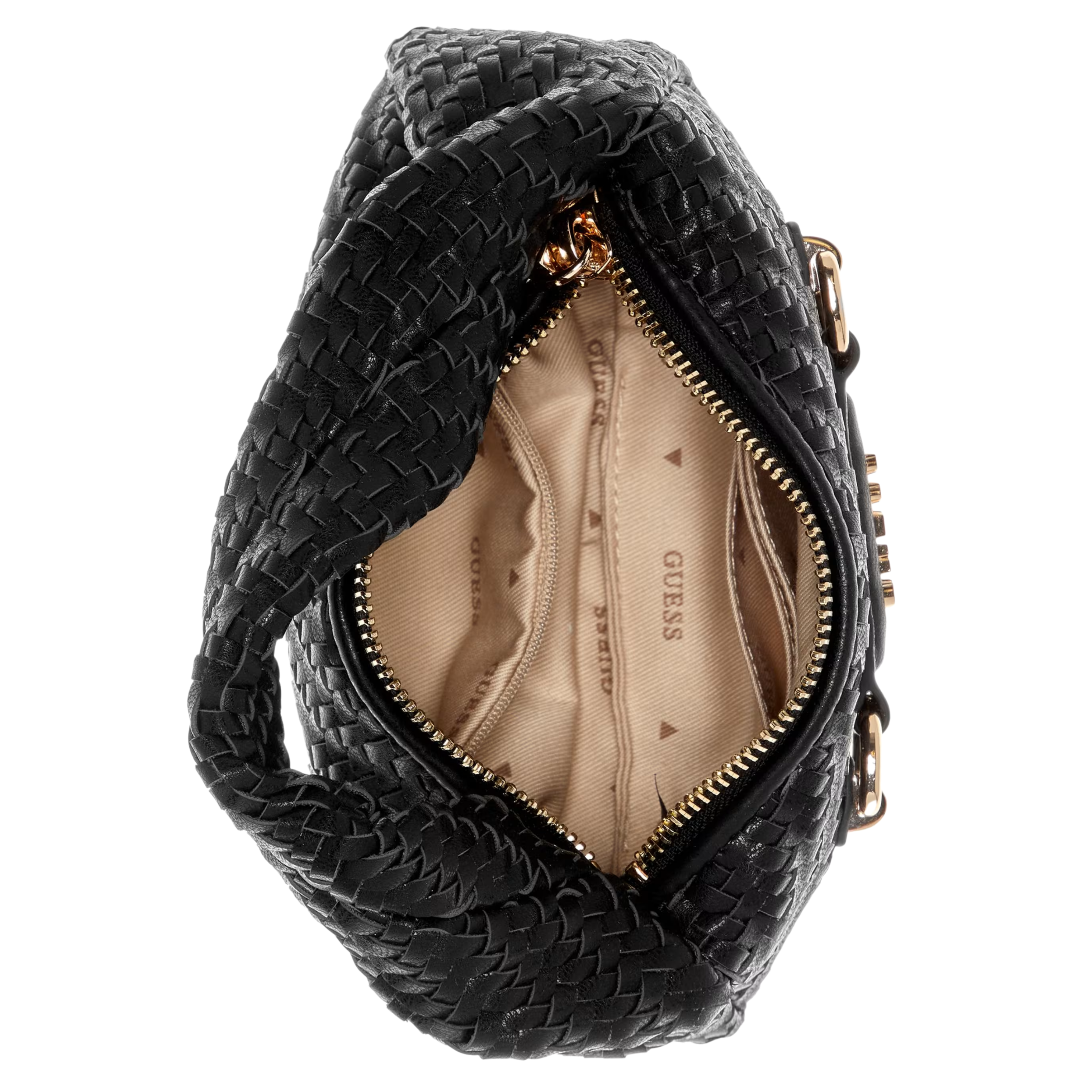 Guess Women Francy Mini Hobo - Black