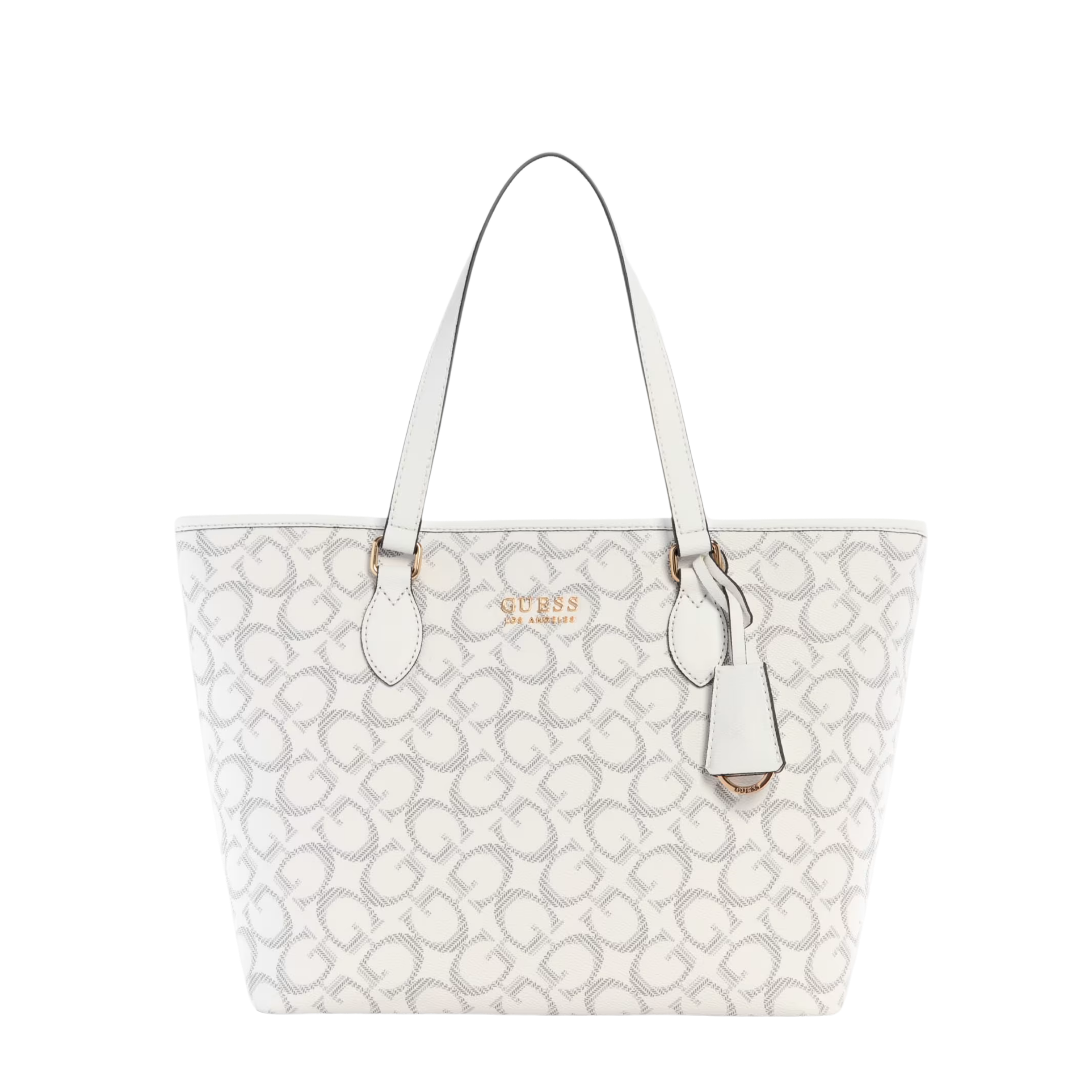 Guess Women Romilly Logo Tote - White