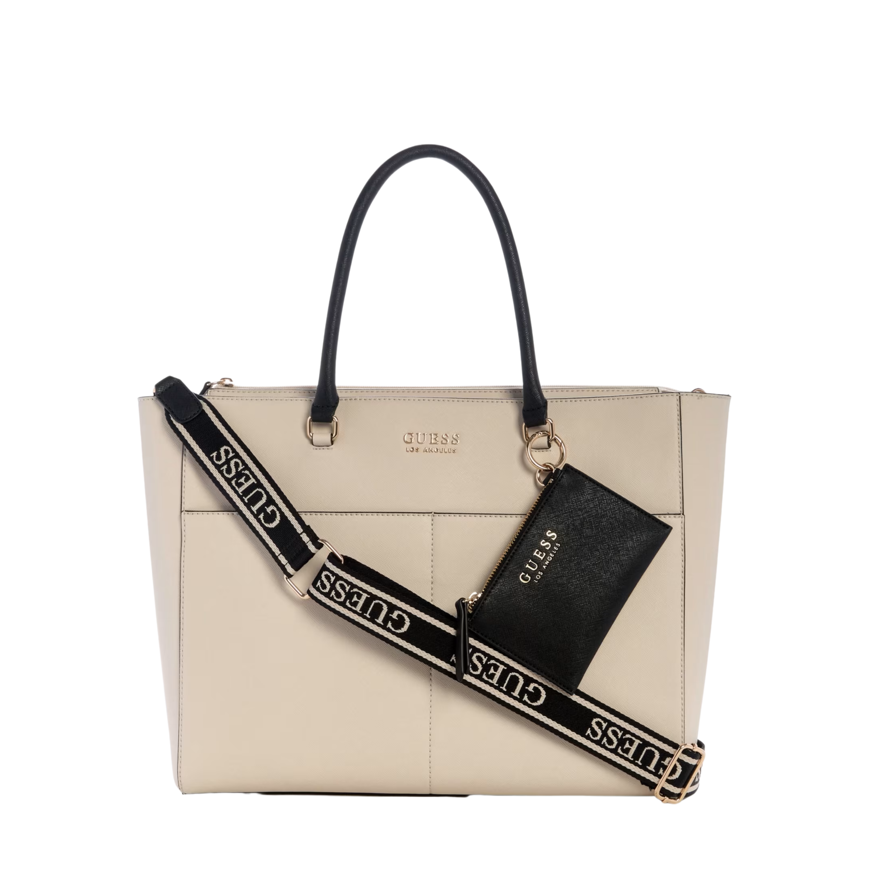 Guess Women Pennywise Faux Leather Carryall - Neutral