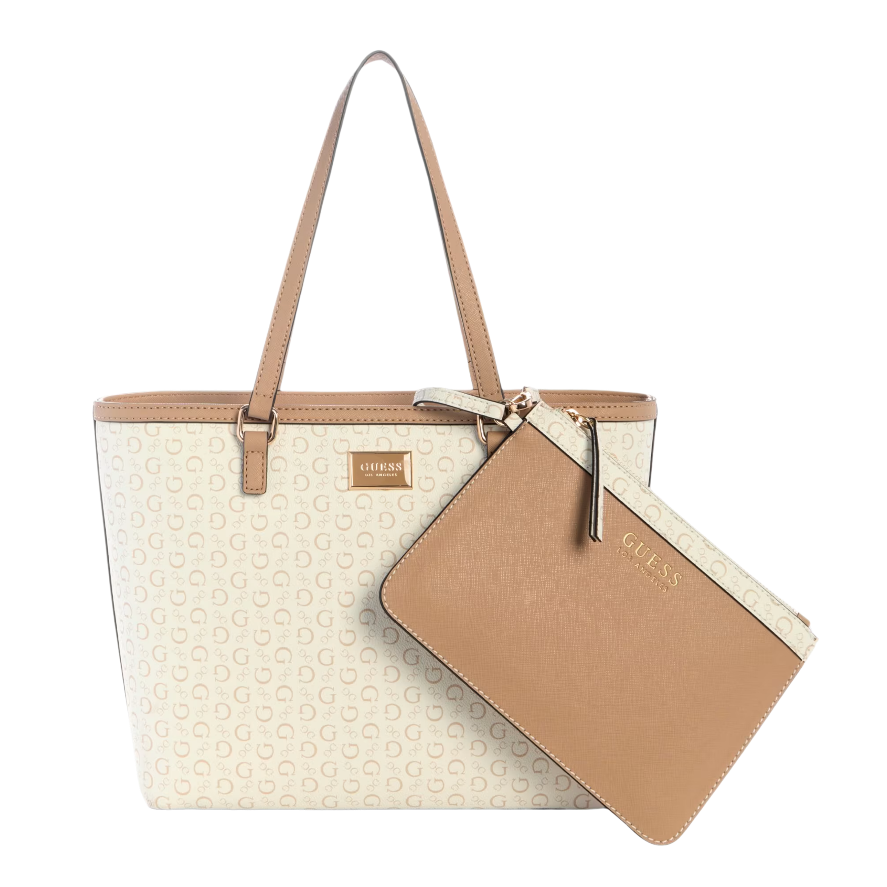 Guess Women Hilda Logo Tote - White