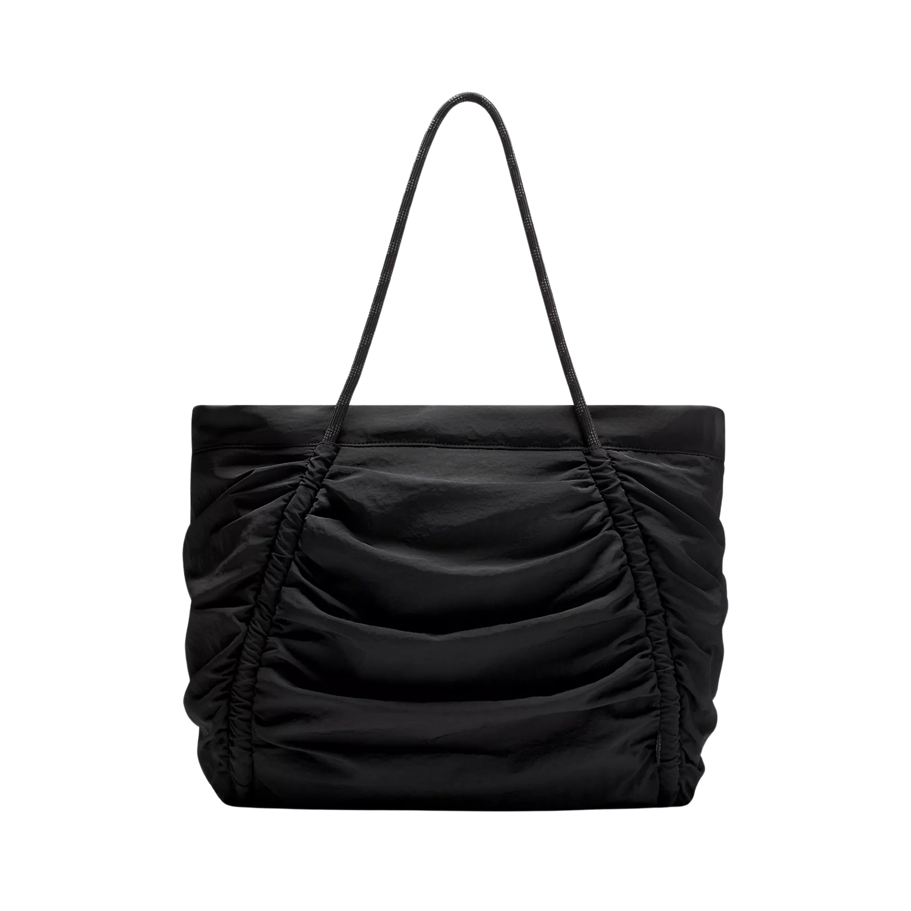 Lululemon Ruched Tote Bag 24L - Black Silver