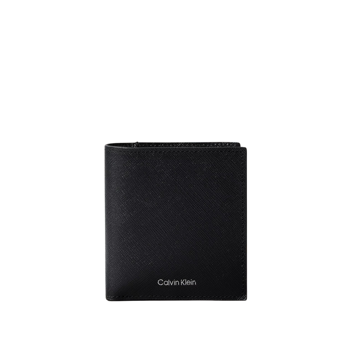 Calvin Klein Men Refined Saffiano Slim Bifold Wallet - Black