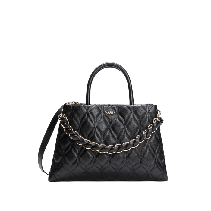 Guess Women Maxine Satchel Bag - Black