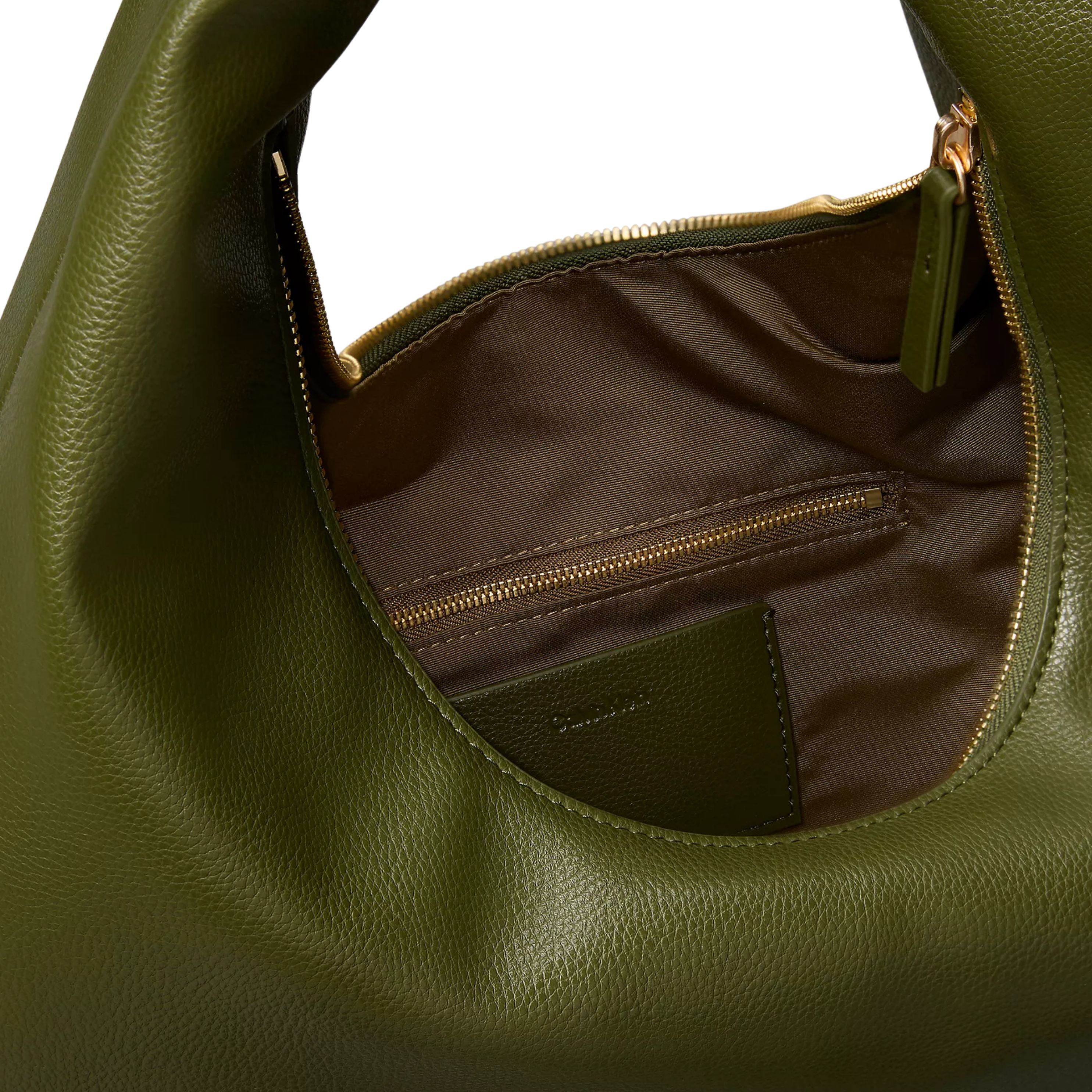 Calvin Klein Women Pebble Grain Crescent Shoulder Bag - Cypress