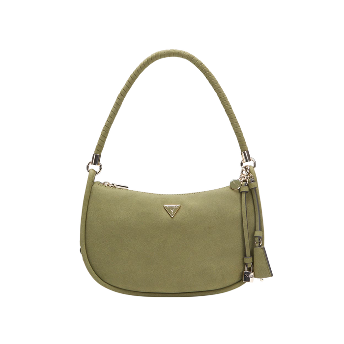 Guess Women Danya Suede Shoulder Bag - Olive