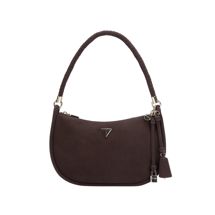 Guess Women Danya Suede Shoulder Bag - Espresso