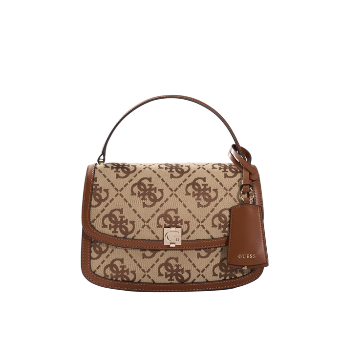 Guess Women Audrey Logo Bag - Latte Logo