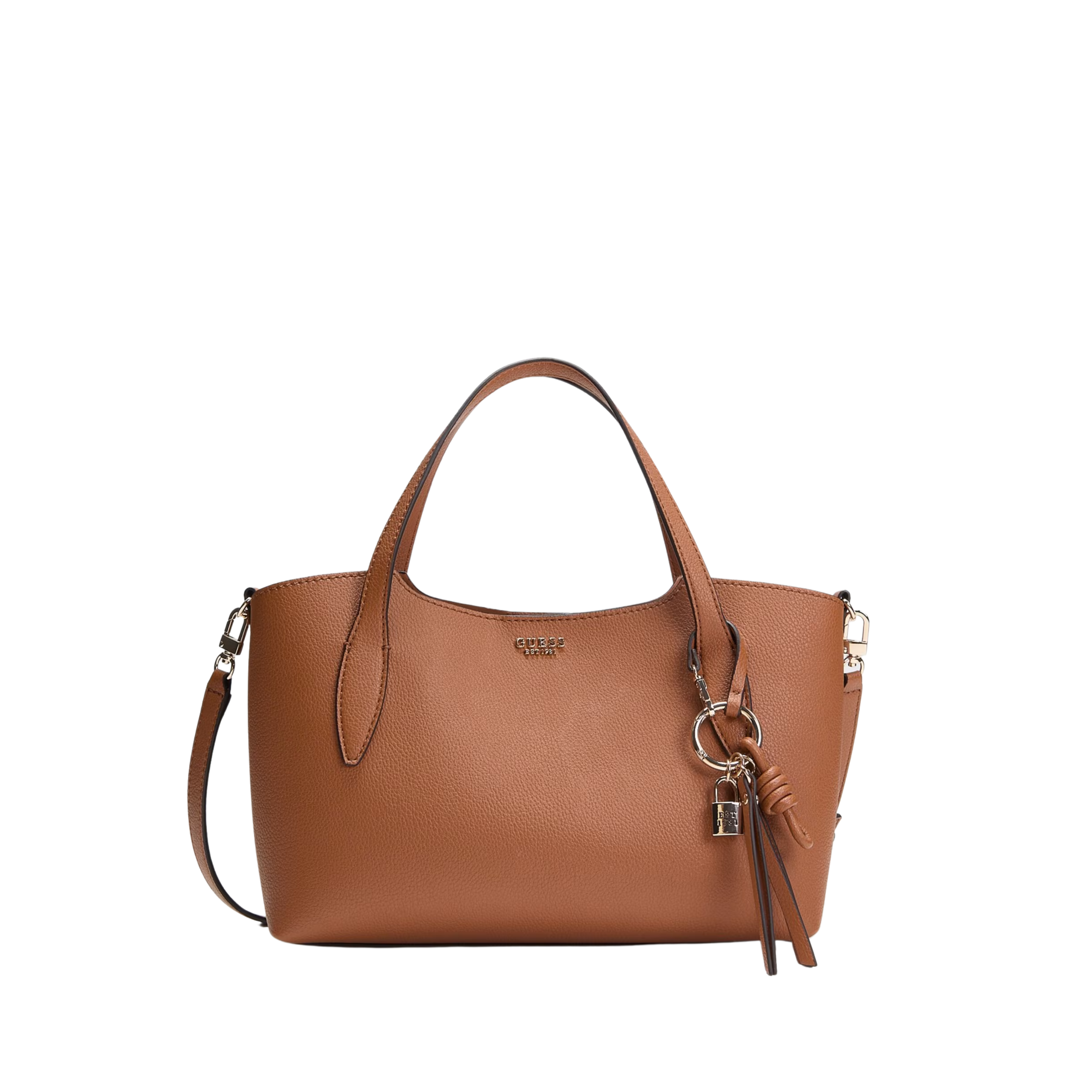 Guess Women Melody Satchel Bag - Brown