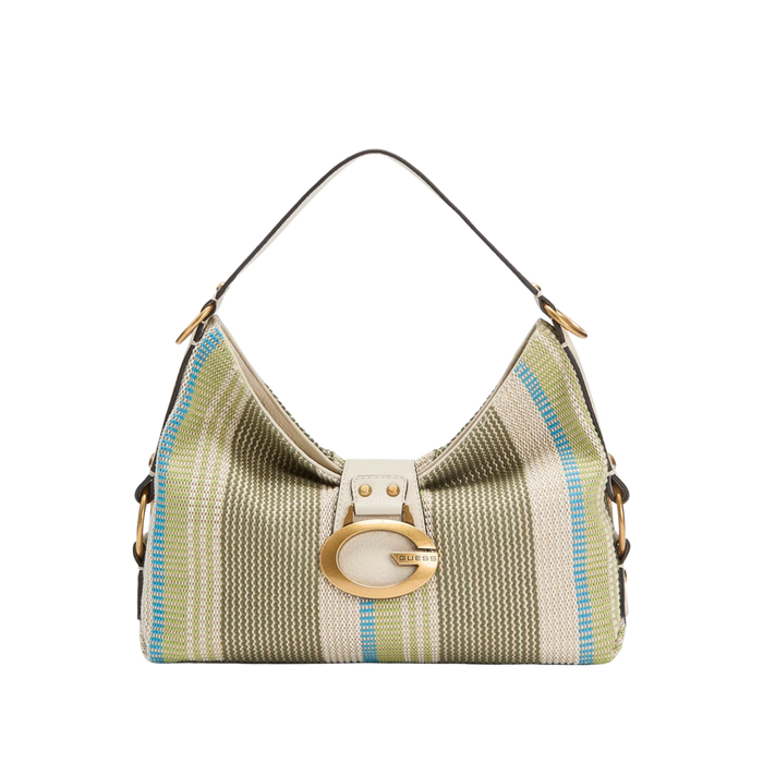 Guess Women Camden Medium Shoulder Bag AB930818 - Olive Multi