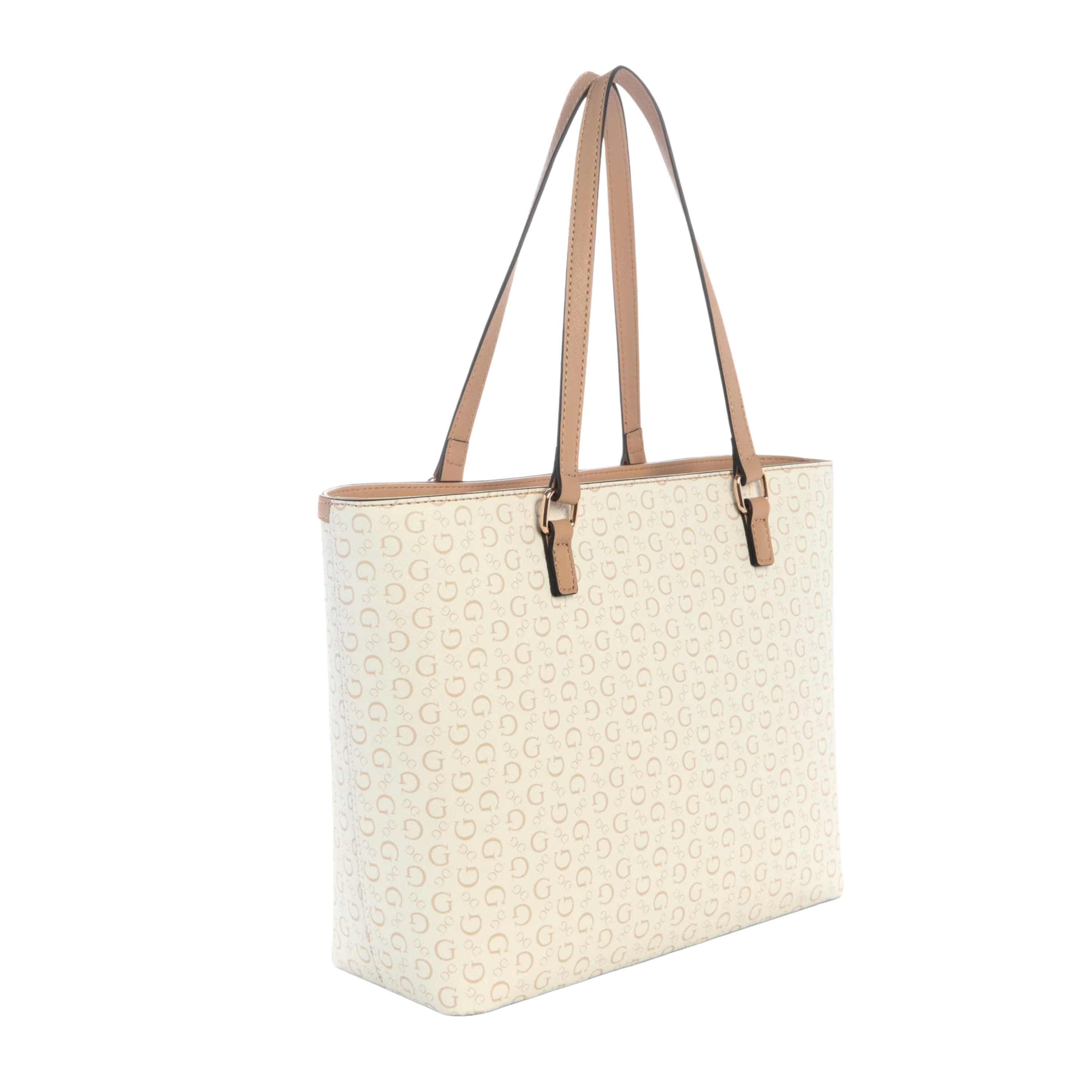 Guess Women Hilda Logo Tote - White