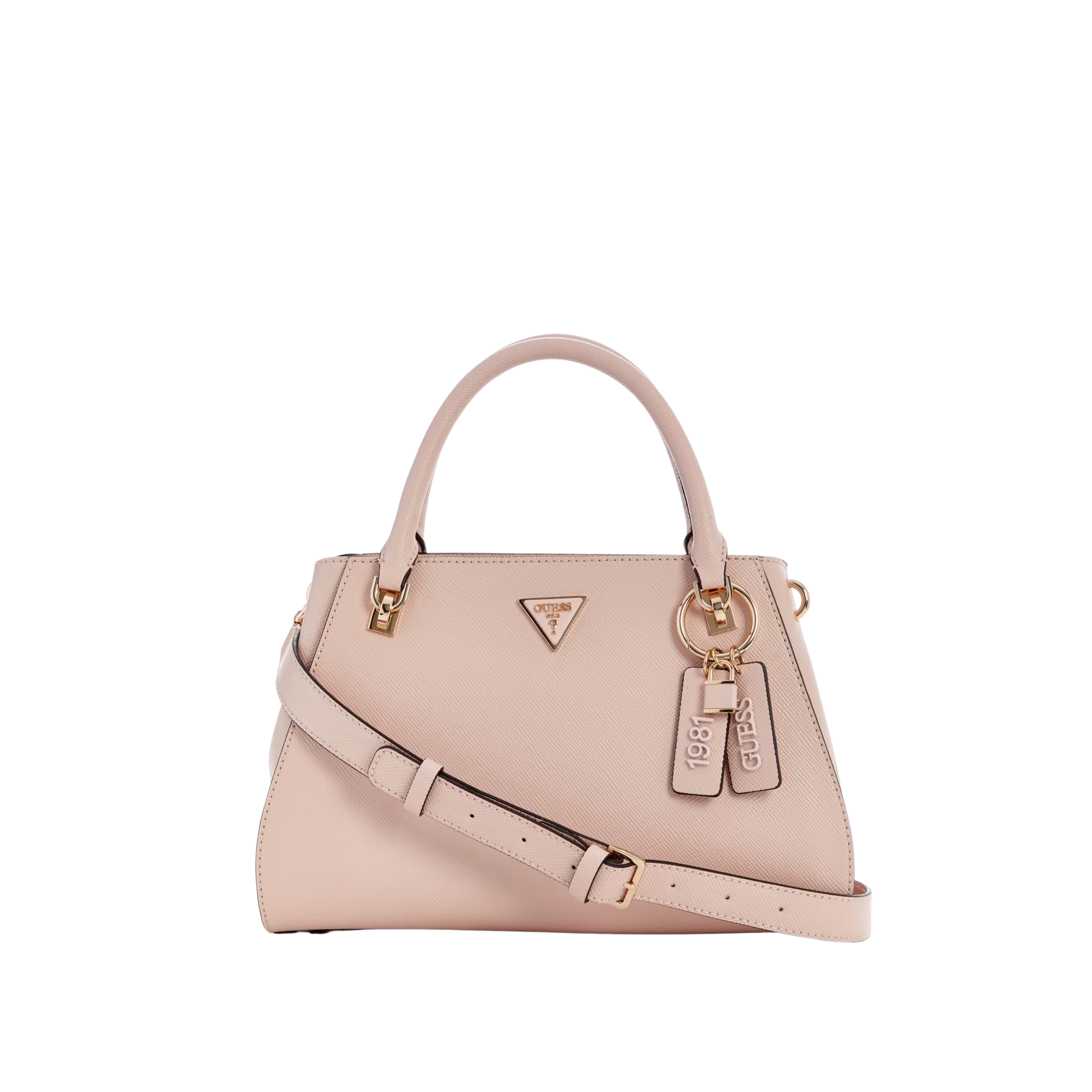 Guess Women Noelle Saffiano Handbag - Light Rose