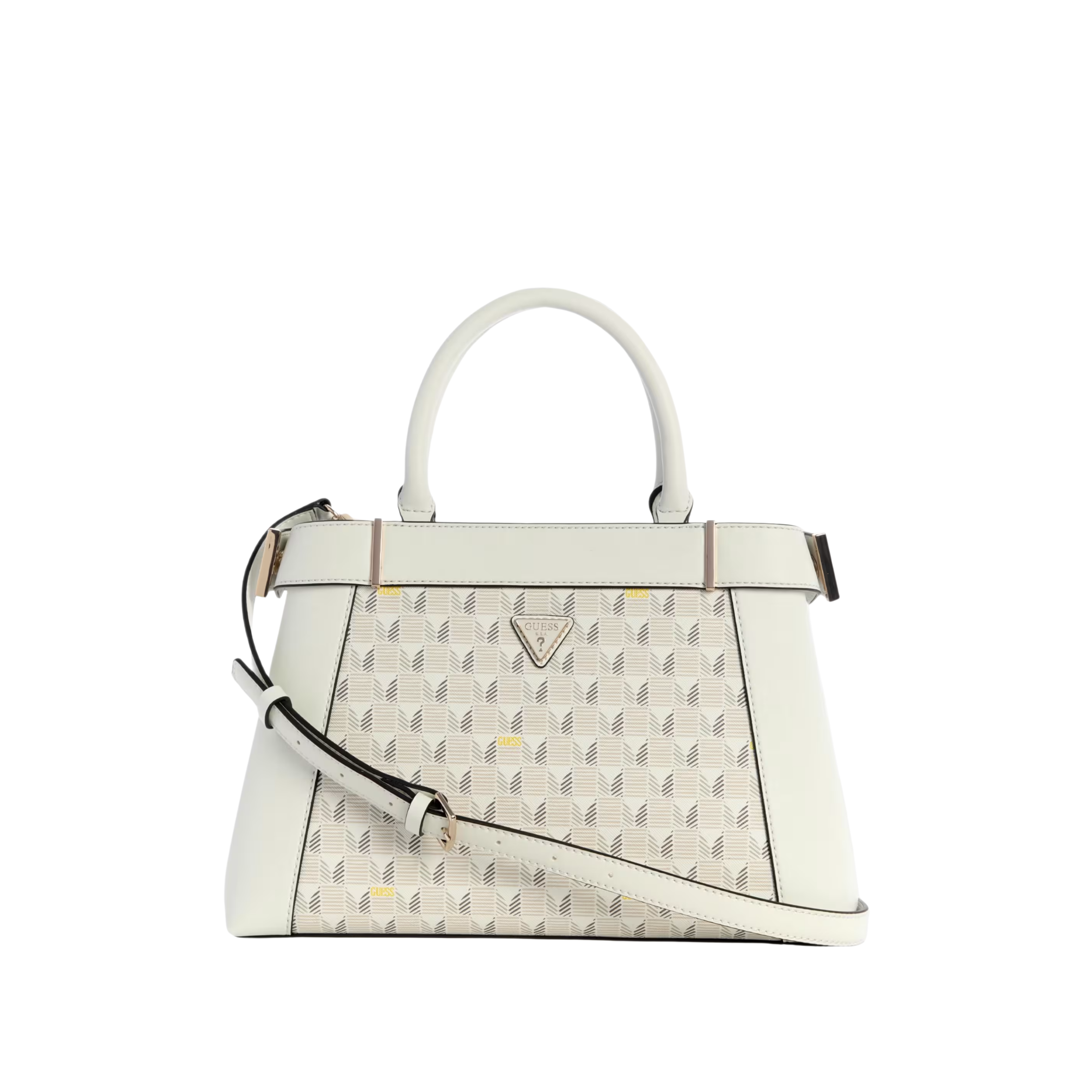 Guess Women G Wave II Satchel - Steel