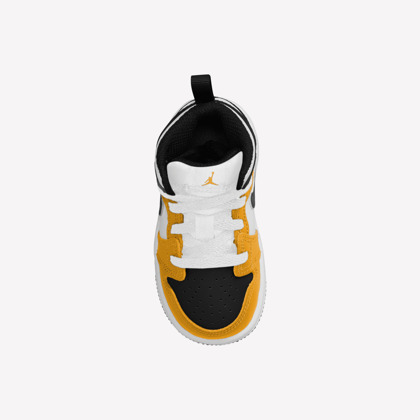 Nike Toddler Jordan AJ1 MID - Black Yellow