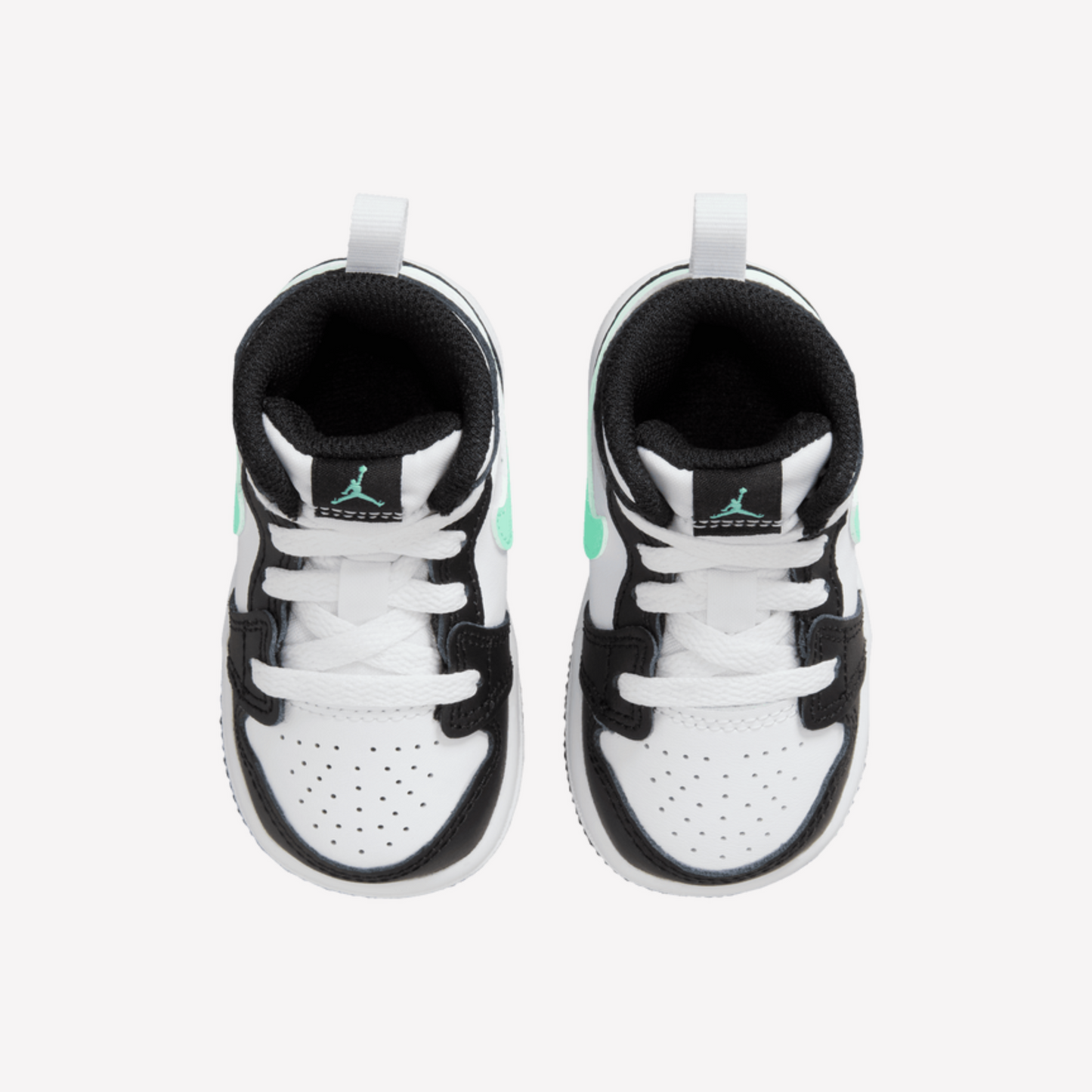 Nike Toddler Jordan AJ1 MID - White Green