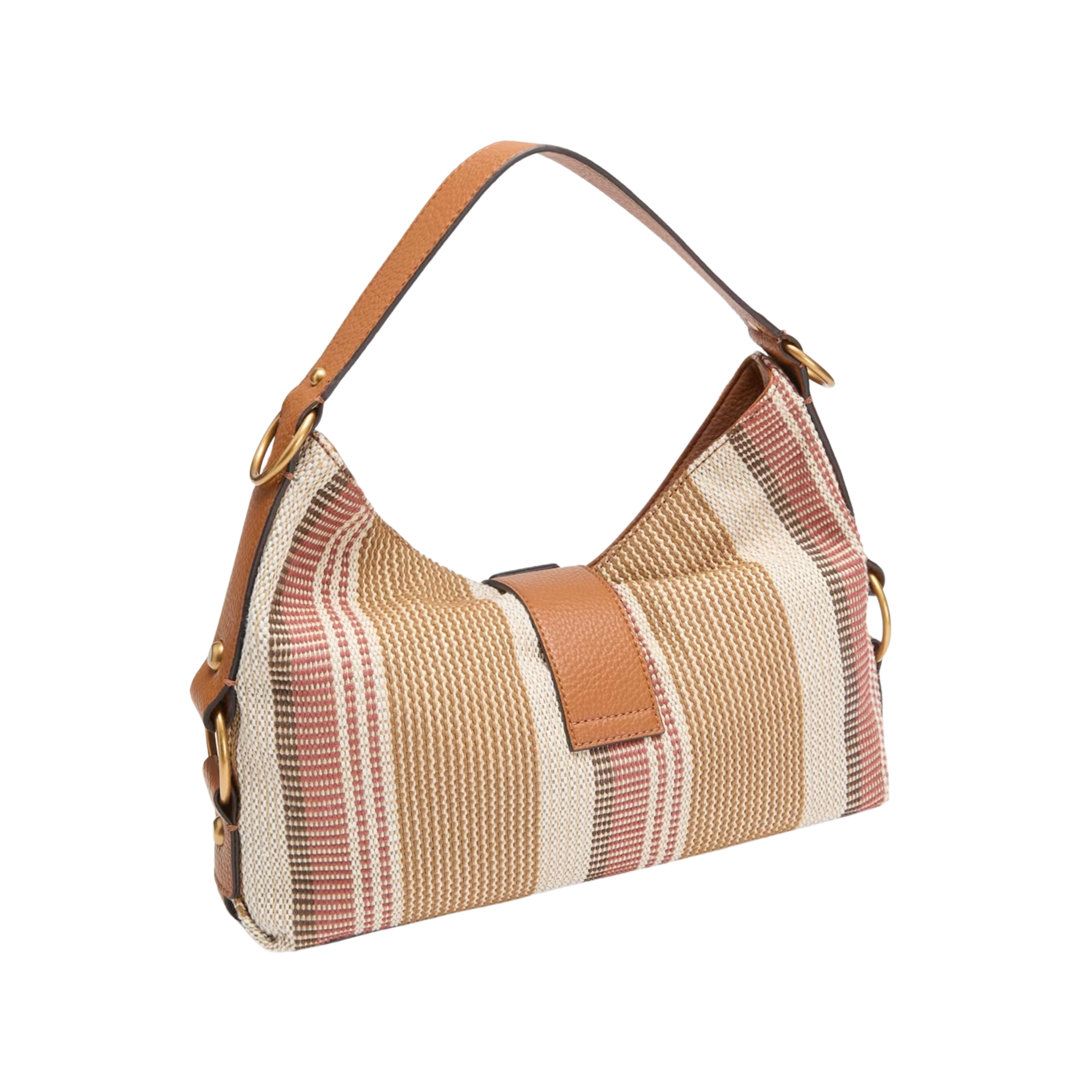 Guess Women Camden Medium Shoulder Bag AB930818 - Camel Multi