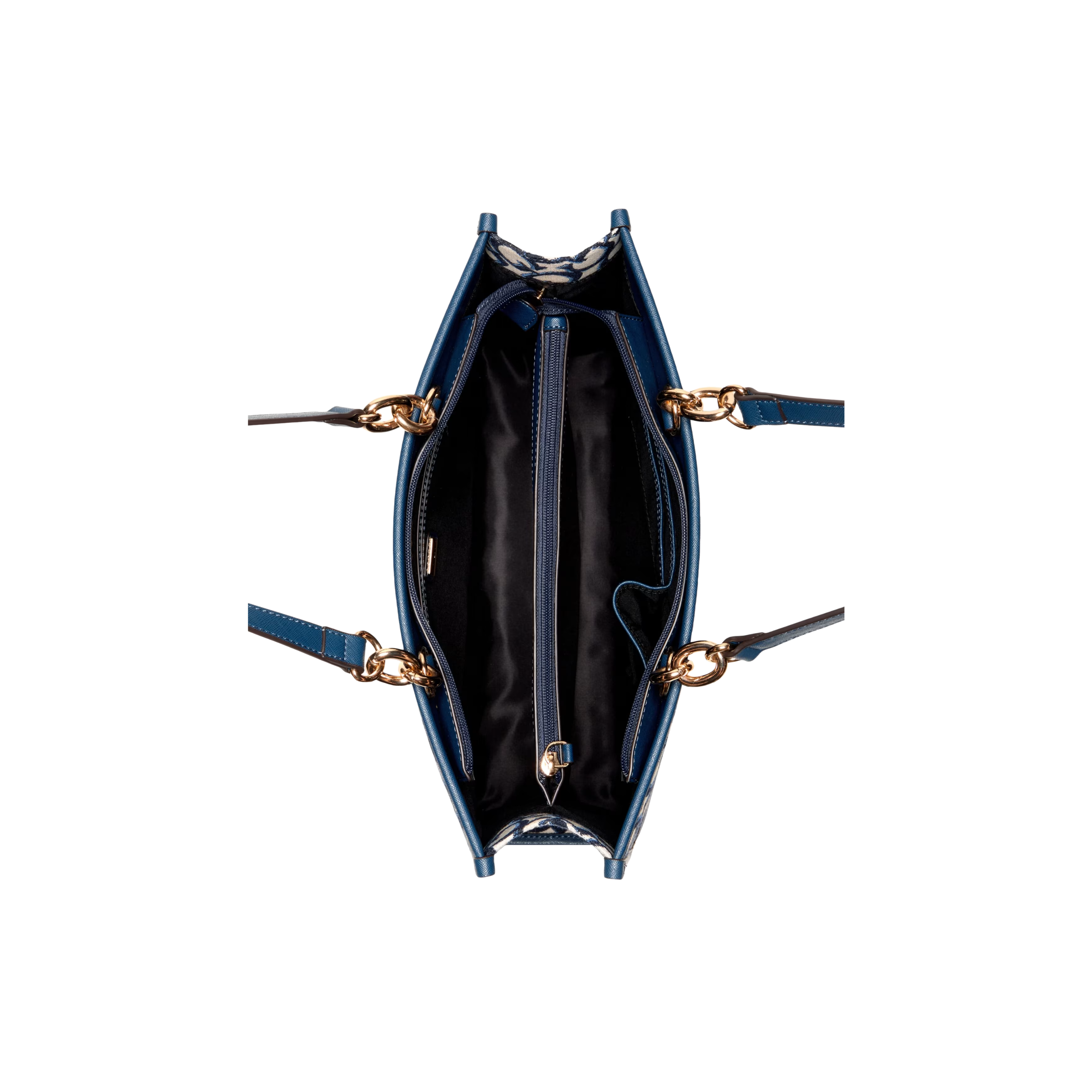 Guess Women Myrtille Jacquard Logo Tote - Blue