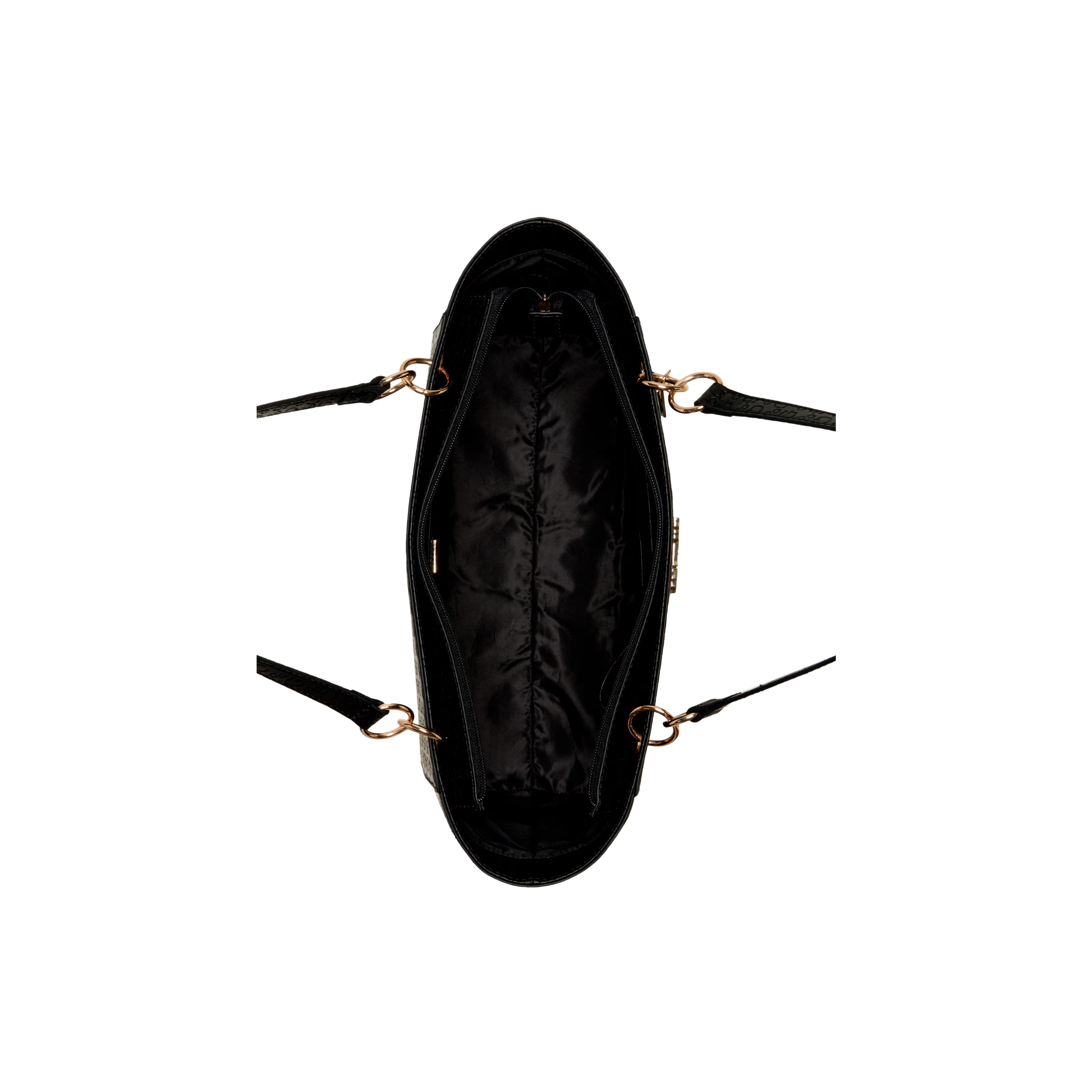 Guess Women Zakaria Debossed Logo Tote - Black