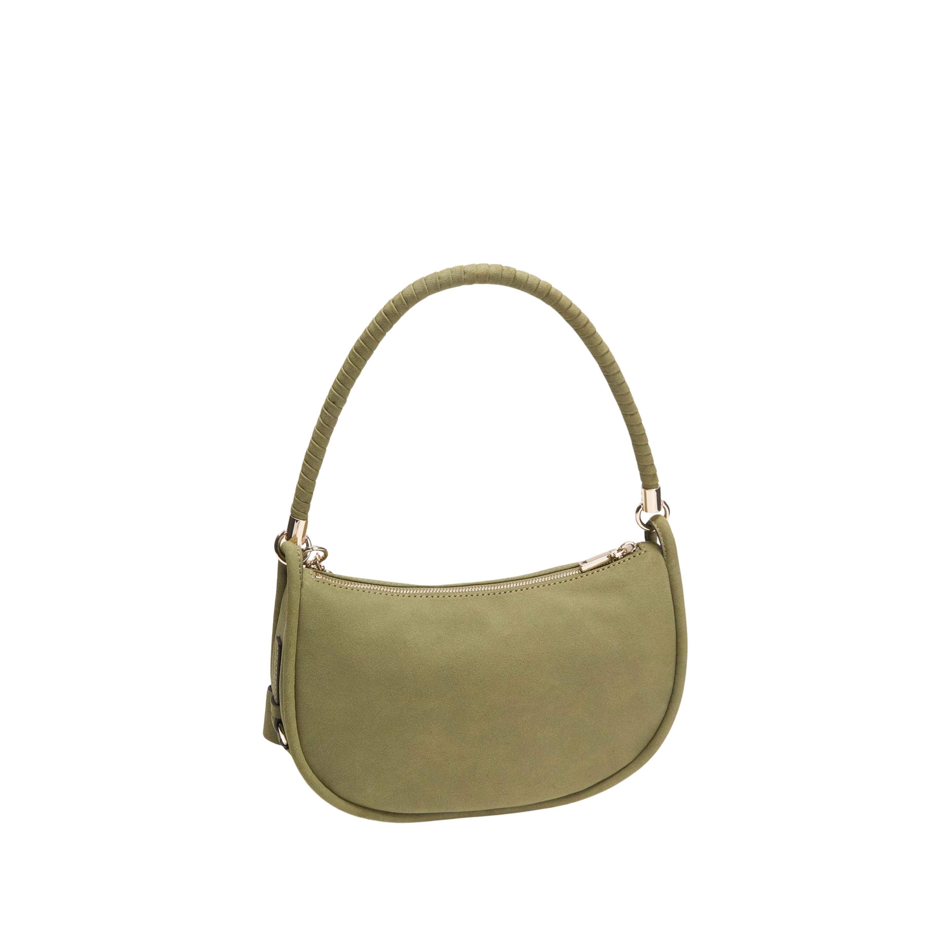 Guess Women Danya Suede Shoulder Bag - Olive