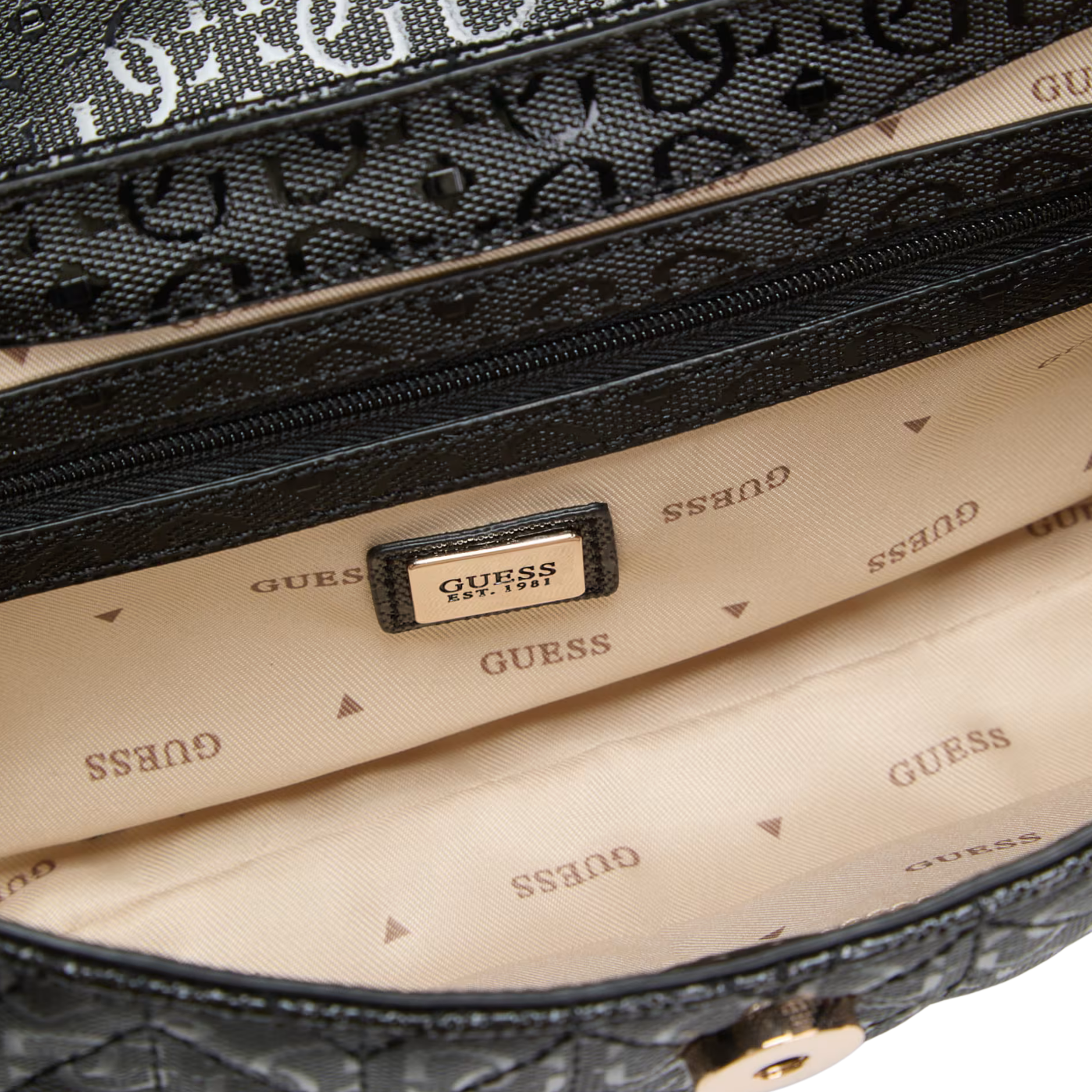 Guess Women Stacey Crossbody Bag - Black