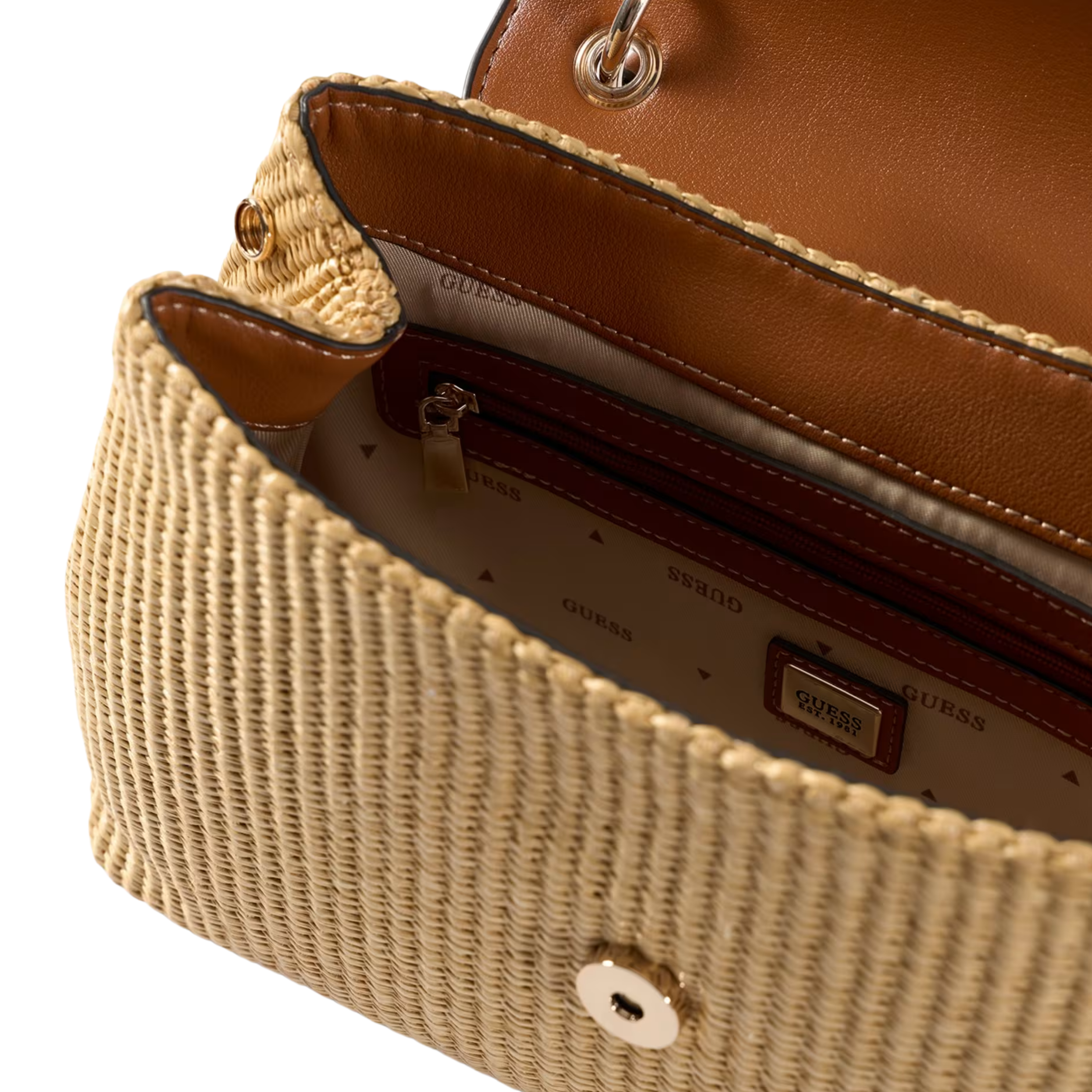 Guess Women Maggie Shoulder Bag - Natural Caramel